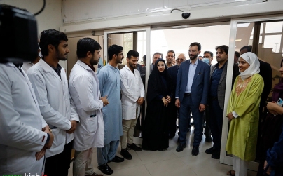بازدید مدیرعامل سازمان منطقه آزاد کیش از پردیس بین الملل دانشگاه علوم پزشکی تهران